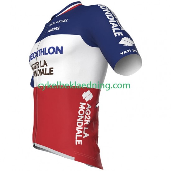 AG2R La Mondiale 2024 Mænd Cykeltrøje Kortærmet N002