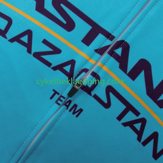 Astana Qazaqstan 2024 Team Mænd Bib Cykeltøj Sæt Lange
