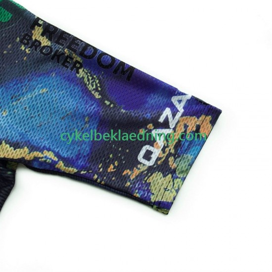 Astana Qazaqstan 2024 Mænd Bib Cykeltøj Sæt Korte