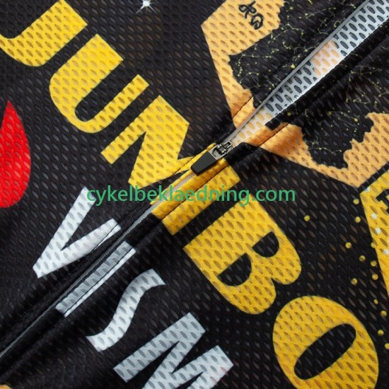 Jumbo Visma Tdf Velodrome 2023 Mænd Bib Cykeltøj Sæt Korte