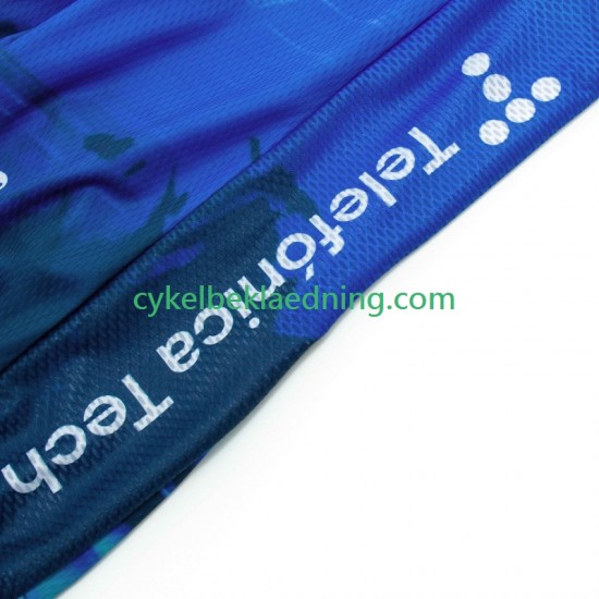 Movistar 2024 Mænd Bib Cykeltøj Sæt Korte