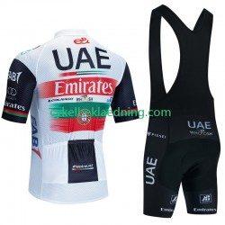 Uae Emirates 2023 Mænd Bib Cykeltøj Sæt Korte N001