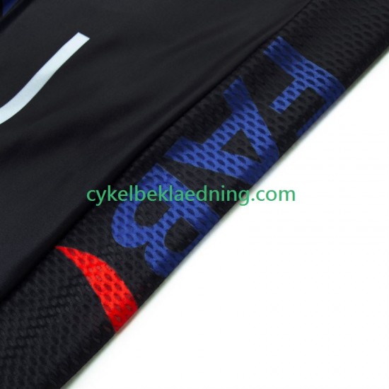 Uae Emirates 2024 Black Mænd Bib Cykeltøj Sæt Korte