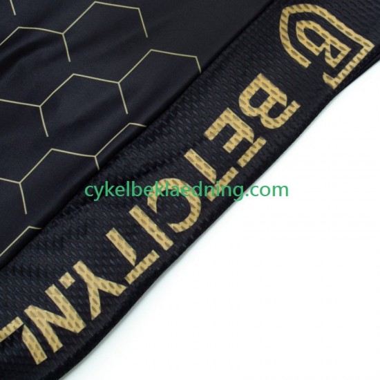 Visma Lease A Bike 2024 Black Mænd Bib Cykeltøj Sæt Korte