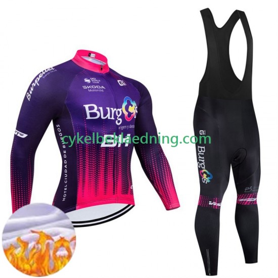 Burgos Bh 2024 Mænd Bib Cykeltøj Sæt Vinter