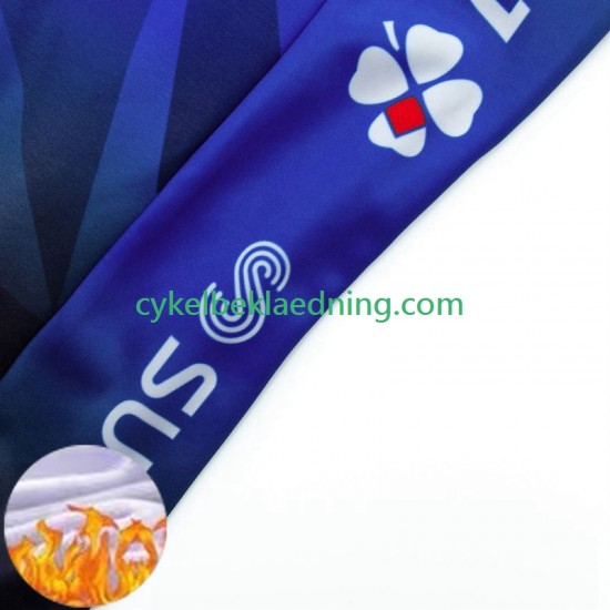 Fdj Suez 2024 Mænd Bib Cykeltøj Sæt Vinter