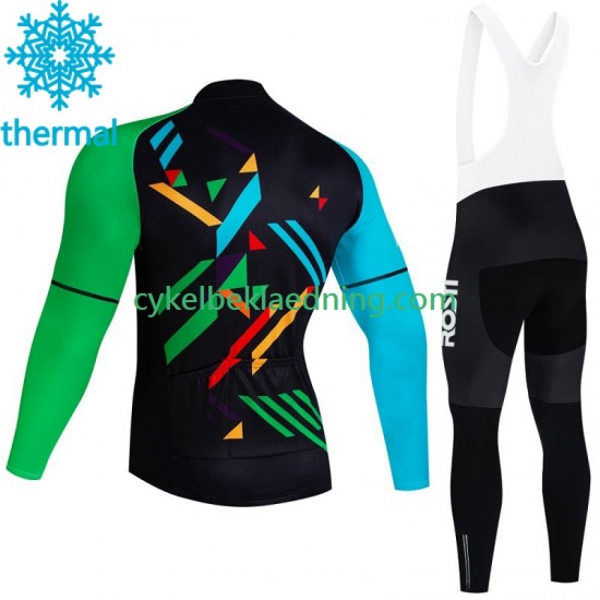 Rosti 2023 Mænd Bib Cykeltøj Sæt Vinter N001