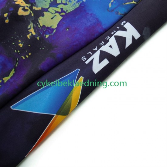 Astana Qazaqstan 2024 Mænd Cykeltrøje Langærmet