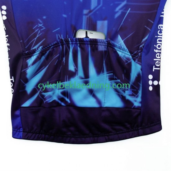 Movistar 2024 Mænd Cykeltrøje Langærmet