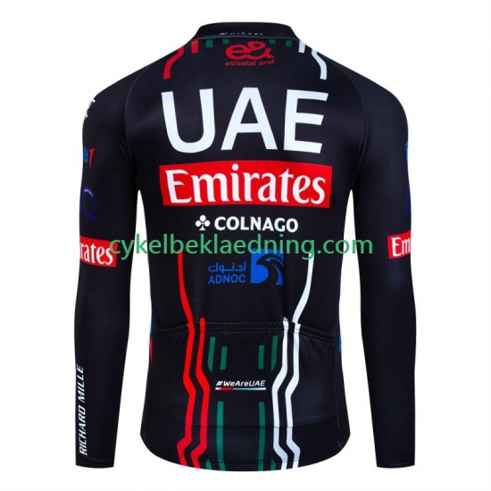 Uae Emirates 2024 Mænd Cykeltrøje Langærmet N001