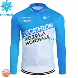 Decathlon Ag2R 2024 Mænd Cykeltrøje Vinter
