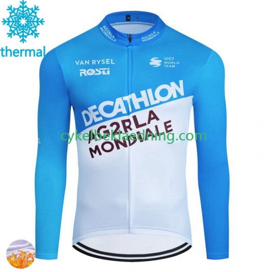 Decathlon Ag2R 2024 Mænd Cykeltrøje Vinter