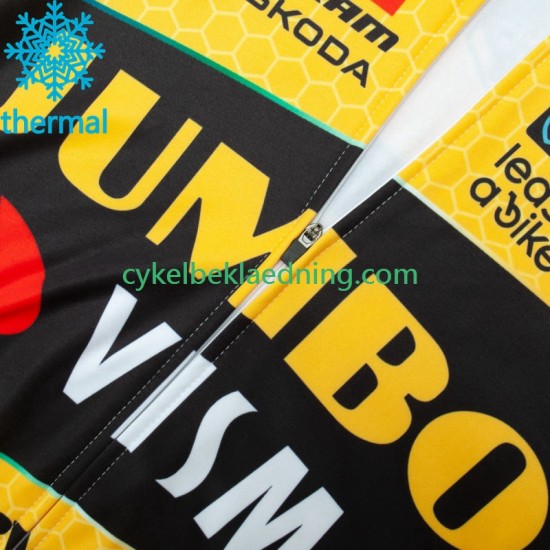 Jumbo Visma 2023 Mænd Cykeltrøje Vinter