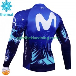 Movistar 2024 Mænd Cykeltrøje Vinter