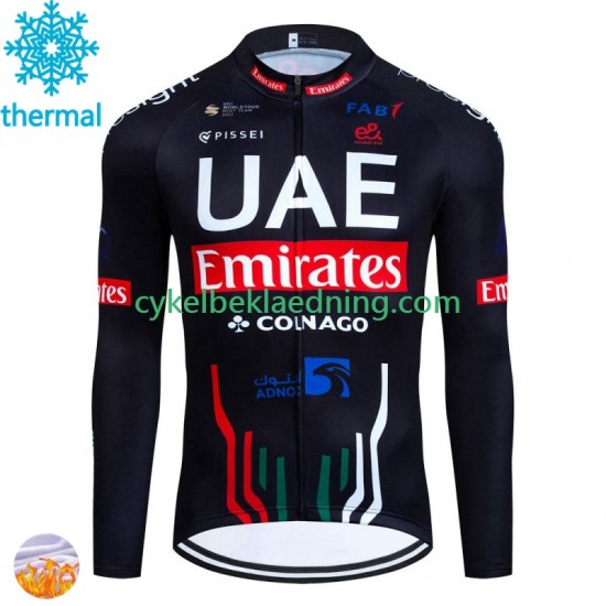 Uae Emirates 2024 Mænd Cykeltrøje Vinter N001