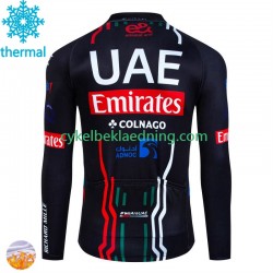 Uae Emirates 2024 Mænd Cykeltrøje Vinter N001