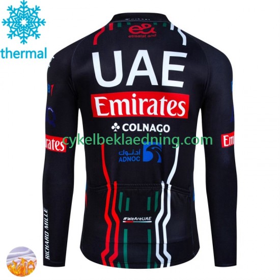 Uae Emirates 2024 Mænd Cykeltrøje Vinter N001