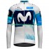 Movistar Team 2025 Mænd Cykeltrøje Langærmet N001