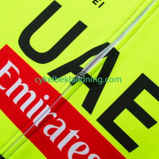 UEA Team Emirates 2025 fluo Mænd Bib Cykeltøj Sæt Lange