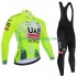 UEA Team Emirates xrg tdf editon race fluo 2025 Mænd Bib Cykeltøj Sæt Lange