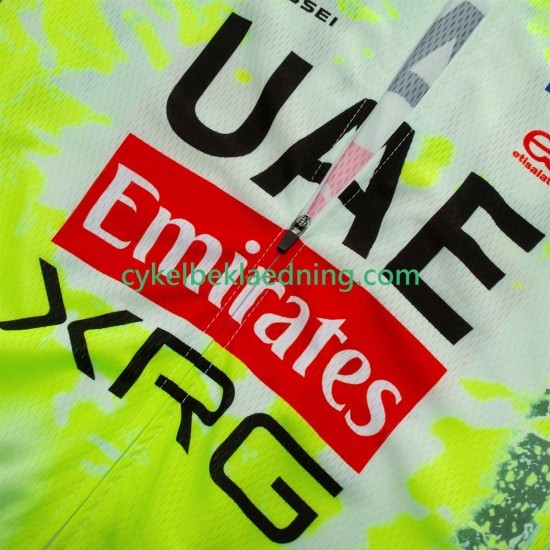 equipe UEA Team Emirates xrg tdf editon race fluo 2025 Mænd Bib Cykeltøj Sæt Korte