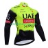 equipe UEA Team Emirates 2025 fluo Mænd Cykeltrøje Langærmet