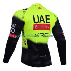 equipe UEA Team Emirates 2025 fluo Mænd Cykeltrøje Langærmet