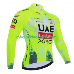 equipe UEA Team Emirates xrg tdf editon race fluo 2025 Mænd Cykeltrøje Langærmet