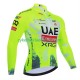 equipe UEA Team Emirates xrg tdf editon race fluo 2025 Mænd Cykeltrøje Langærmet