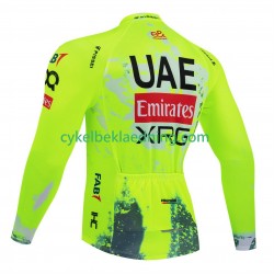 equipe UEA Team Emirates xrg tdf editon race fluo 2025 Mænd Cykeltrøje Langærmet