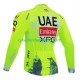 equipe UEA Team Emirates xrg tdf editon race fluo 2025 Mænd Cykeltrøje Langærmet