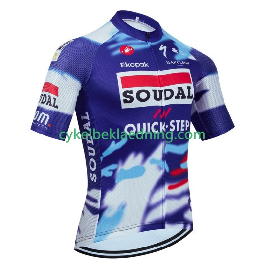 equipe pro soudal quick step 2025 Mænd Cykeltrøje Kortærmet