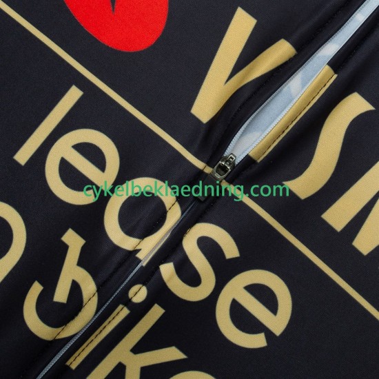 equipe pro visma lease a bike 2025 Mænd Cykeltrøje Kortærmet N001