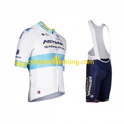 2022 Astana Qazaqstan Team Mænd Bib Cykeltøj Sæt Korte N002