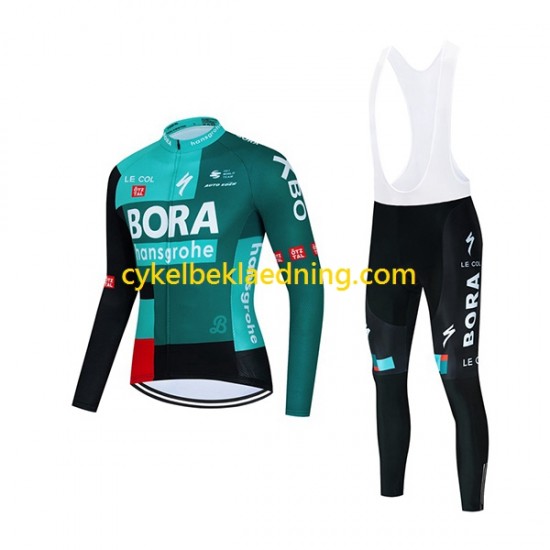2022 Bora-Hansgrohe Mænd Bib Cykeltøj Sæt Lange N001