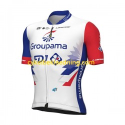 2022 Groupama-FDJ Mænd Cykeltrøje Kortærmet N001