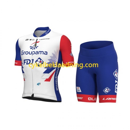 2022 Groupama-FDJ Dame Cykeltøj Sæt Korte N001