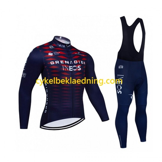 2022 Ineos Grenadiers Mænd Bib Cykeltøj Sæt Lange N005