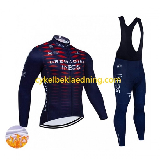 2022 Ineos Grenadiers Mænd Bib Cykeltøj Sæt Vinter N005