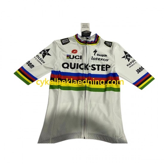 2022 Quick-Step Alpha Vinyl Team Mænd Cykeltrøje Kortærmet N002