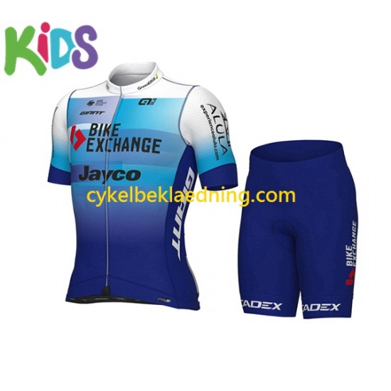 2022 Team BikeExchange-Jayco Børn Cykeltøj Sæt Korte N001