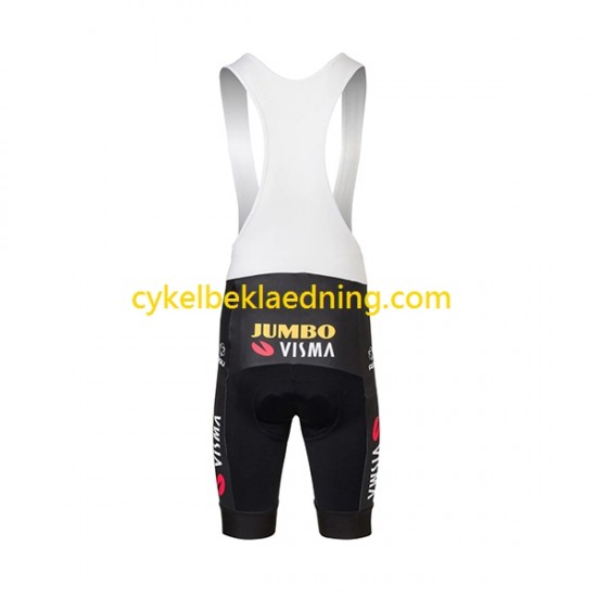 2022 Team Jumbo-Visma Mænd Bib Cykeltøj Sæt Korte N001