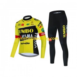 2022 Team Jumbo-Visma Dame Cykeltøj Sæt Lange N001