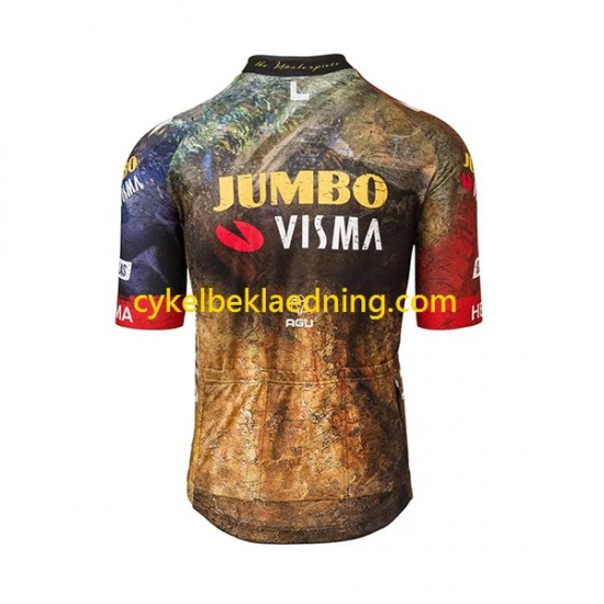 2022 Team Jumbo-Visma Mænd Cykeltrøje Kortærmet N002