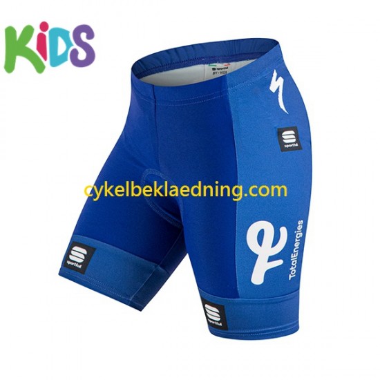 2022 Team TotalEnergies Børn Korte Cykelbukser N001