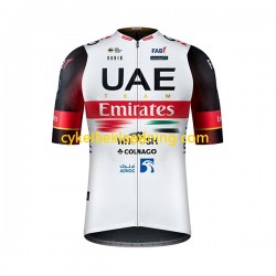 2022 UAE Team Emirates Mænd Cykeltrøje Kortærmet N001