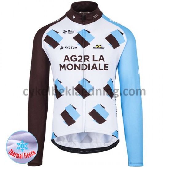 Cykeltrøje Vinter 2017 AG2R La Mondiale M001