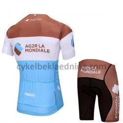 Cykeltøj Sæt Korte 2018 AG2R La Mondiale M001