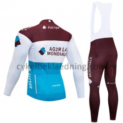Bib Cykeltøj Sæt Lange 2018 AG2R La Mondiale M002