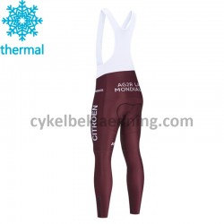 Bib Lange Cykelbukser Vinter 2021 AG2R Citroen Team M001